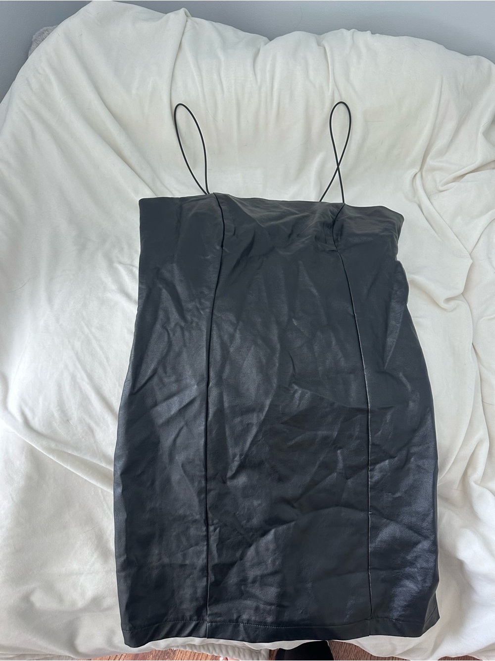wild fable Black Spaghetti-Strap Mini Slip Dress